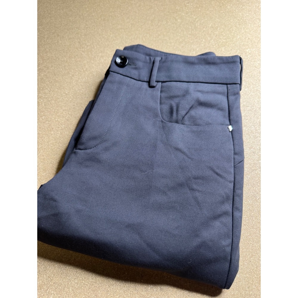 Oblique Creations Dark Grey Cotton Blend Trousers Mod 115 1452PA Size 0 Mens